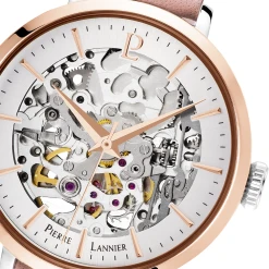 Montre Femme AUTOMATIC Cadran Argenté Bracelet Cuir Rose 10 Montre Femme AUTOMATIC Cadran Argenté Bracelet Cuir Rose -Pierre Lannier Magasin De Vente 312B625 6 1000x1000 crop