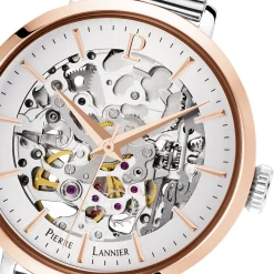 Montre Femme AUTOMATIC Cadran Argenté Bracelet Acier Milanais Argenté -Pierre Lannier Magasin De Vente 312B628 6 rt 1000x1000 crop