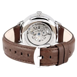 Montre Homme AUTOMATIC Cadran Bleu Bracelet Cuir Brun -Pierre Lannier Magasin De Vente 322B164 7 1000x1000 crop