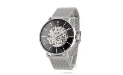 Montre Homme GAIUS Cadran Noir Bracelet Acier Milanais Argenté 13 Montre Homme GAIUS Cadran Noir Bracelet Acier Milanais Argenté -Pierre Lannier Magasin De Vente 323C131 ld 0001 812x497 1