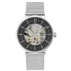 Montre Homme GAIUS Cadran Noir Bracelet Acier Milanais Argenté -Pierre Lannier Magasin De Vente 323C131 1 1000x1000 crop