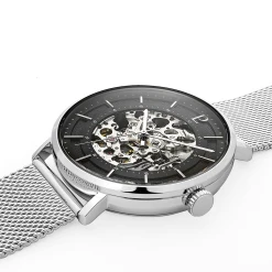 Montre Homme GAIUS Cadran Noir Bracelet Acier Milanais Argenté 11 Montre Homme GAIUS Cadran Noir Bracelet Acier Milanais Argenté -Pierre Lannier Magasin De Vente 323C131 4 1000x1000 crop