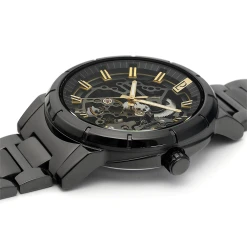 Montre Homme AUTOMATIC Cadran Noir Bracelet Acier Noir -Pierre Lannier Magasin De Vente 325C439 4 1000x1000 crop