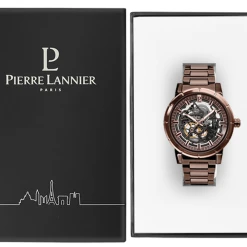 Montre Homme AUTOMATIC Cadran Brun Bracelet Acier Brun -Pierre Lannier Magasin De Vente 325C479 10 1000x1000 crop