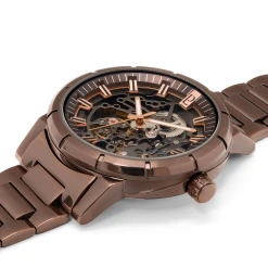 Montre Homme AUTOMATIC Cadran Brun Bracelet Acier Brun -Pierre Lannier Magasin De Vente 325C479 4 1000x1000 crop