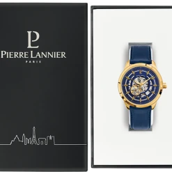 Montre Homme AUTOMATIC Cadran Bleu Bracelet Cuir Bleu -Pierre Lannier Magasin De Vente 326C066 10 1000x1000 crop