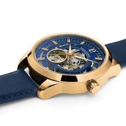 Montre Homme AUTOMATIC Cadran Bleu Bracelet Cuir Bleu -Pierre Lannier Magasin De Vente 326C066 4 1000x1000 crop
