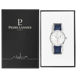 Montre Homme EVIDENCE Cadran Blanc Bracelet Cuir Bleu 10 Montre Homme EVIDENCE Cadran Blanc Bracelet Cuir Bleu -Pierre Lannier Magasin De Vente 327B106 10 1000x1000 crop