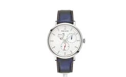 Montre Homme EVIDENCE Cadran Blanc Bracelet Cuir Bleu 13 Montre Homme EVIDENCE Cadran Blanc Bracelet Cuir Bleu -Pierre Lannier Magasin De Vente 327B106 0000 812x497 1