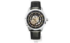 Montre Homme AUTOMATIC Cadran Noir Bracelet Cuir Noir -Pierre Lannier Magasin De Vente 329F133 0000 812x497 1