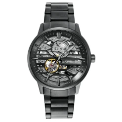 Montre Homme IMPACT Cadran Gris Bracelet Acier Noir
