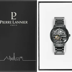 Montre Homme IMPACT Cadran Gris Bracelet Acier Noir -Pierre Lannier Magasin De Vente 333C439 10 1000x1000 crop