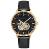 Montre Homme TRIO Cadran Noir Bracelet Cuir Noir -Pierre Lannier Magasin De Vente 335B233 1 1000x1000 crop