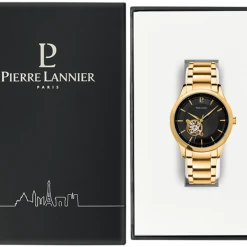 Montre Homme FLEURET Cadran Noir Bracelet Acier Doré 10 Montre Homme FLEURET Cadran Noir Bracelet Acier Doré -Pierre Lannier Magasin De Vente 337B032 10 1000x1000 crop