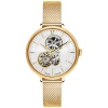 Montre Femme MELODIE Cadran Blanc Bracelet Acier Milanais Doré -Pierre Lannier Magasin De Vente 349A502 1 1000x1000 crop