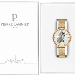 Montre Femme MELODIE Cadran Blanc Bracelet Acier Milanais Doré -Pierre Lannier Magasin De Vente 349A502 10 1000x1000 crop