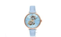 Montre Femme MELODIE Cadran Bleu Bracelet Cuir Bleu -Pierre Lannier Magasin De Vente 349A966 ld 0000 812x497 1