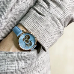 Montre Femme MELODIE Cadran Bleu Bracelet Cuir Bleu -Pierre Lannier Magasin De Vente 349A966 2 1000x1000 crop