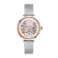 Coffret Femme AUTOMATIC Cadran Argenté Bracelet Cuir Brun -Pierre Lannier Magasin De Vente 354K721 1 1000x1000 crop