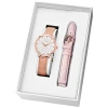 Coffret Femme EOLIA Cadran Blanc Bracelet Cuir Rose -Pierre Lannier Magasin De Vente 360G908 02028sans20couvercle29 1000x1000 crop