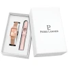 Coffret Femme ARIANE Cadran Doré Rose Bracelet Cuir Rose -Pierre Lannier Magasin De Vente 362J958 0 1000x1000 crop