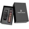 Coffret Homme CITYLINE Cadran Noir Bracelet Acier Milanais Noir -Pierre Lannier Magasin De Vente 378B438 0 1000x1000 crop
