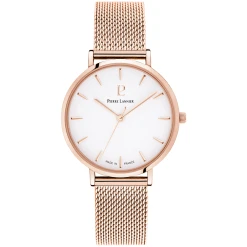 Coffret Femme CATALANE Cadran Blanc Bracelet Acier Milanais Doré Rose -Pierre Lannier Magasin De Vente 388B928 1 1000x1000 crop