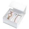 Coffret Femme PETITE CRISTAL Cadran Blanc Bracelet Acier Milanais Doré Rose -Pierre Lannier Magasin De Vente 399F908 0 1000x1000 crop