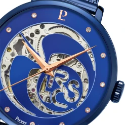 Montre Femme RCS Cadran Bleu Bracelet Acier Milanais Bleu -Pierre Lannier Magasin De Vente 470B968 6 1000x1000 crop