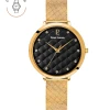 Montre Femme GRACE Cadran Noir Bracelet Acier Milanais Doré 1 Montre Femme GRACE Cadran Noir Bracelet Acier Milanais Doré -Pierre Lannier Magasin De Vente 472D532 exclu 1000x1000 crop