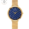 Montre Femme GRACE Cadran Bleu Bracelet Acier Milanais Doré -Pierre Lannier Magasin De Vente 472D562 exclu 1000x1000 crop