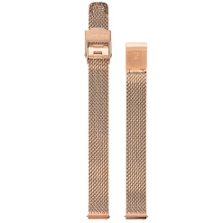 Bracelet Femme Acier Milanais Doré-rose 10 MM