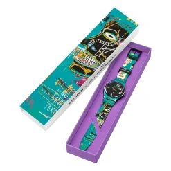 Montre Swatch Art Journey Ishtar By Jean-Michek Basquiat -Pierre Lannier Magasin De Vente SUOZ356 5 SW